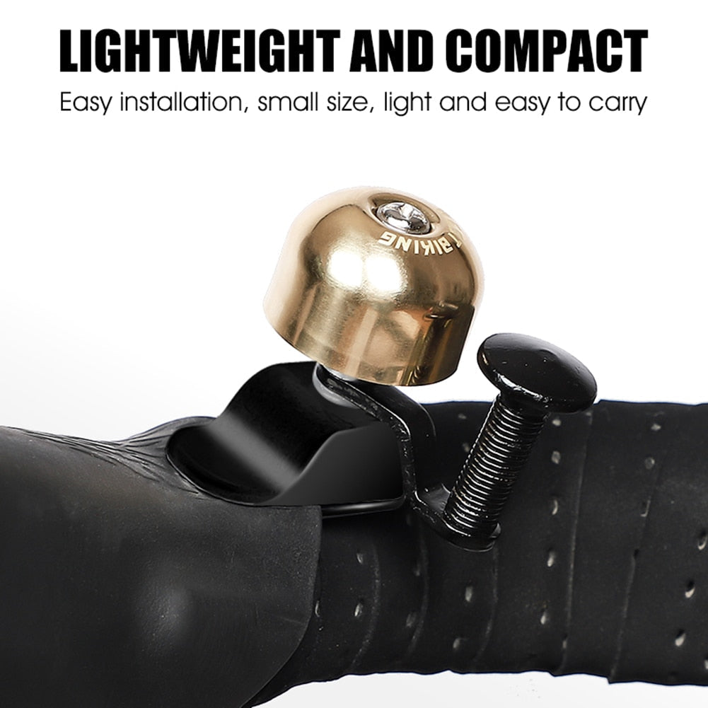 MTB Cycling Bells: Small Bicycle Bell for Mountain & Road Bikes - Safety Horn Sound Alarm