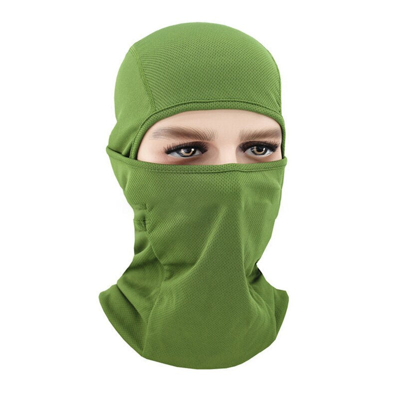 Motorcycle Full Face Mask Balaclava - Breathable Tactical Helmet Liner for Men & Women - Sports, Camping, Ski, Biker