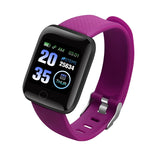 Bluetooth Blood Pressure Sport Waterproof Smart Watch Men Women Kids With Silicone Strap