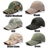 Adjustable Tactical Camouflage Hat for Military, Airsoft, Hunting, Camping, Hiking, and Fishing