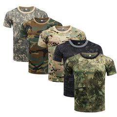 Quick Dry Camouflage T-Shirt for Men - Summer Collection
