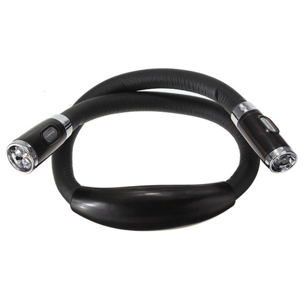 Convenient Flexible Hands-Free LED Neck Hug Light for Reading, Novelty Night Flashlight, and Camping