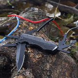 Tactical Multi-Tool Folding Knife with Pliers, Bottle Opener, Screwdrivers - Ideal for Survival, Camping, Hiking, Hunting