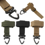 Outdoor Glove Hook Safety Clip - Anti-Lost Adjustable Climbing Rope Storage Buckle for Camping