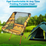 Ultralight Folding Camping Chair - Aluminum Alloy, Portable for Travel, Hiking, Beach, Picnic, BBQ, Fishing