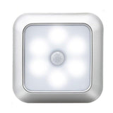 Battery Powered LED Motion Sensor Night Light - Wireless Lighting for Stairs, Bedroom, Cupboard, Toilet, Wardrobe