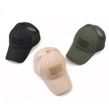 Adjustable Camouflage Tactical Baseball Cap - Summer Sunscreen Hat with Breathable Net for Military and Army Use