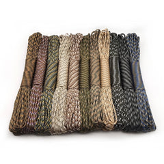 4mm Diameter 7-Strand Paracord for Survival, Camping, Climbing, Hiking, Clothesline, and Lanyard