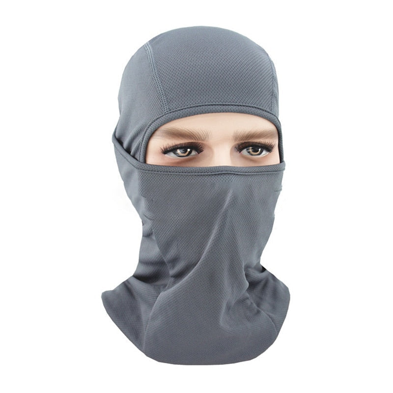 Motorcycle Full Face Mask Balaclava - Breathable Tactical Helmet Liner for Men & Women - Sports, Camping, Ski, Biker