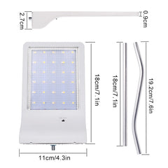 Newest 30 LED Solar Outdoor Waterproof Security Light with Mounting Pole for Barn, Porch, Garage