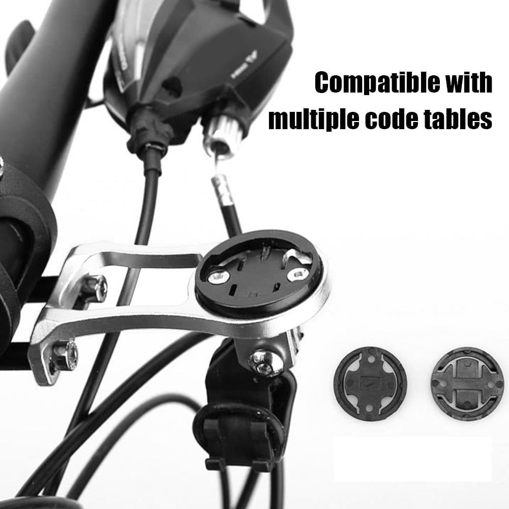 Bike Out Front Mount Holder Set for Garmin - Bicycle Computer, Camera, Light Support for MTB and Road Bikes