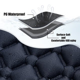 Ultralight Inflatable Camping Sleeping Pad with Pillows and Built-in Pump for Travel and Hiking