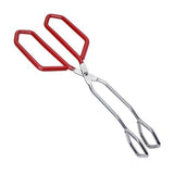 Stainless Steel Kitchen Food Tongs with Cowhide Cover for BBQ, Baking, Cooking, and Outdoor Camping