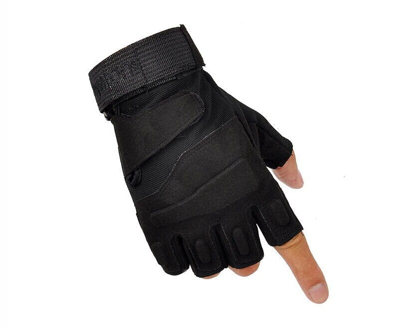 Men's Tactical Half Finger Gloves for Shooting, Hiking, Camping, Military, Hunting, Airsoft, and Outdoor Sports