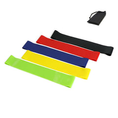 Yoga Resistance Bands - Indoor/Outdoor Fitness Equipment for Pilates, Training, and Workouts - Elastic Bands Accessories