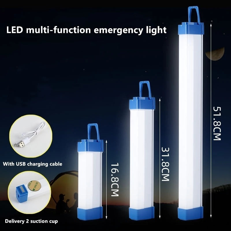 USB Rechargeable Multi-Function LED Emergency Lights - 20W/40W/60W for Home Power Failure, Work, Outdoor Camping