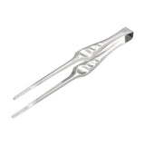 Stainless Steel Kitchen Food Tongs with Cowhide Cover for BBQ, Baking, Cooking, and Outdoor Camping