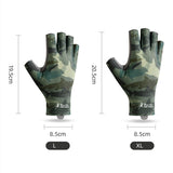 Men's Fingerless Fishing Gloves - Non-slip, Sunscreen, Summer Outdoor Sports, Cycling, Carp Fishing Equipment