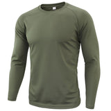 Men's Camouflage Quick-Dry Long Sleeve T-Shirt for Summer Outdoor Hiking, Fishing, Camping, and Tactical Use