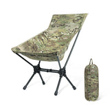 Portable High Back Camping Chair for Outdoor Fishing, Trekking, BBQ, Parties, Gardening, and Indoor Use