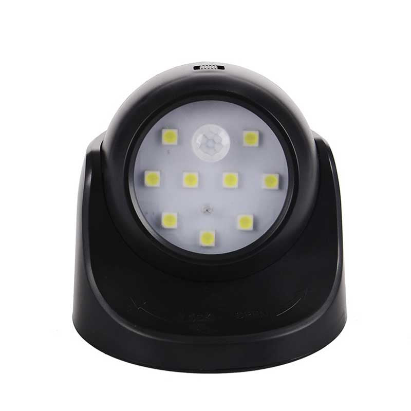 360 Degree Motion Sensor Night Light - 9 LED Wireless Lamp for Indoor/Outdoor Home Wall Room Lighting