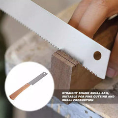 Compact Japanese Hand Saw for Wood Cutting, Trimming, Pruning - Portable Outdoor Garden Woodworking Tool