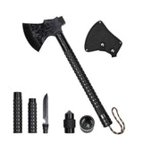 Foldable Tactical Axe Multi-Tool Kit: Emergency Gear, Portable Tomahawk, Survival Hatchet for Outdoor Camping