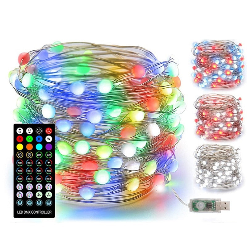 LED Color Changing Outdoor Rope Lights - Waterproof Tube String Strip for Bedroom, Gardens, Camping, Christmas