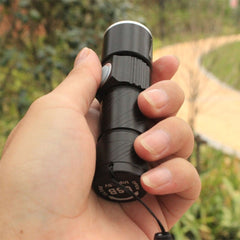 Rechargeable USB Flashlight Q5 - 3 Modes, Mini Zoom, Waterproof, Built-in Battery, Tactical Camping & Bike Torch