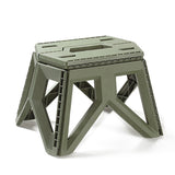 Plastic Multi-Purpose Folding Step Stool - Portable, High Load-Bearing for Adults & Children, Ideal for Camping & Outdoor Use