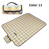 Portable Folding Picnic Mat - Thick, Moisture-Proof, Nation Style Print for Camping, Beach, Baby, and Travel