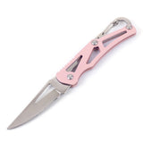 Stainless Steel Blade Shape Knife for Outdoor Camping, Self-Defense, Emergency Survival - Portable Size