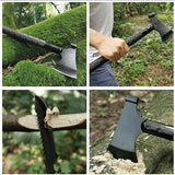 Foldable Tactical Axe Multi-Tool Kit: Emergency Gear, Portable Tomahawk, Survival Hatchet for Outdoor Camping