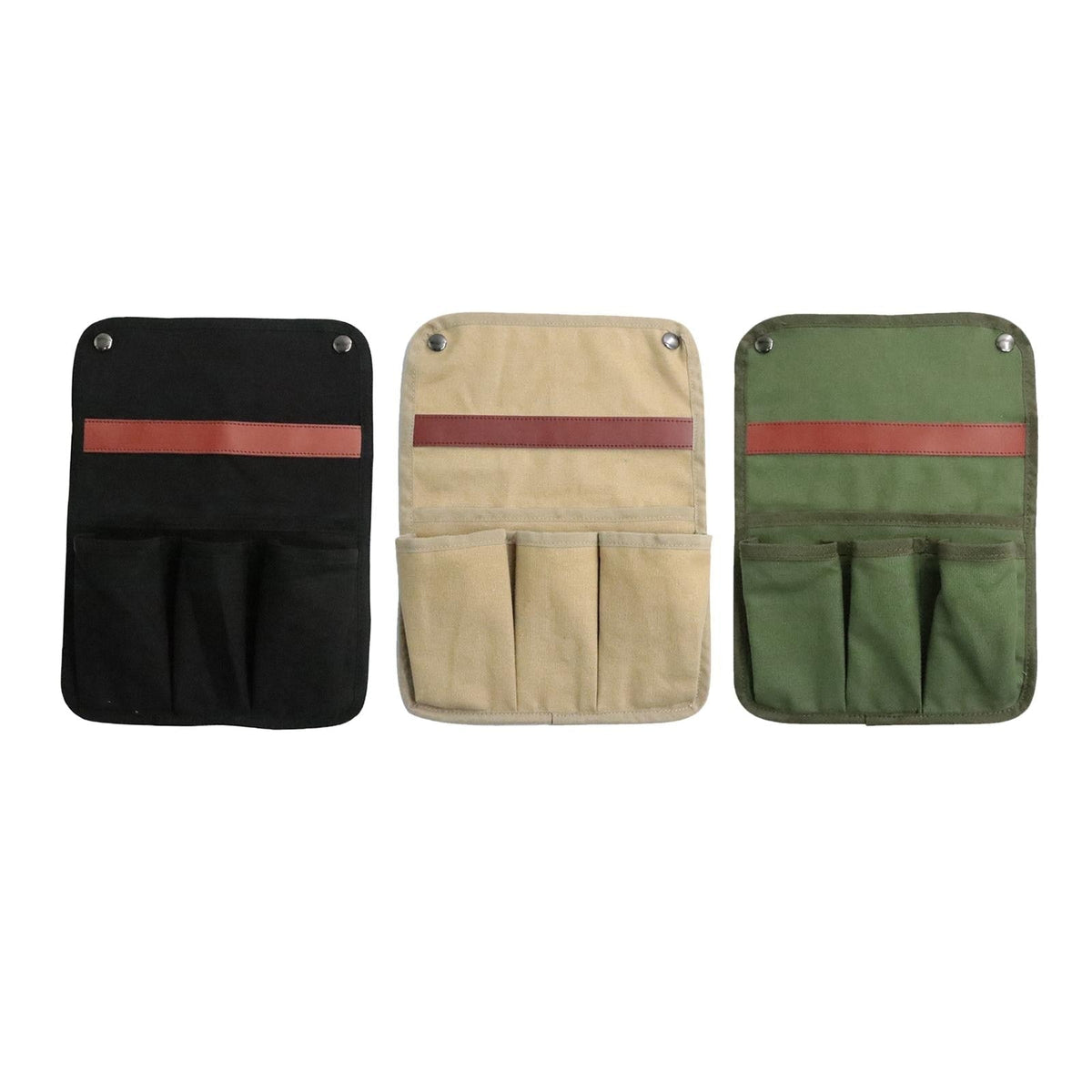 Outdoor Camping Arm Chair with Armrest Organizer and Food Holder Tray - 4 Pockets