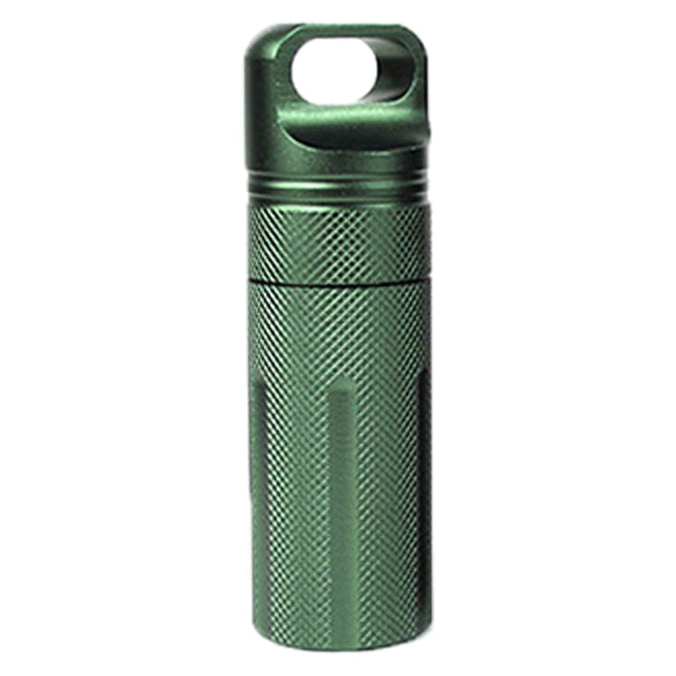 Waterproof Capsule EDC Hike Box - Outdoor Dry Bottle Seal Trunk Container for Medicine, Matches, and Survival Gear