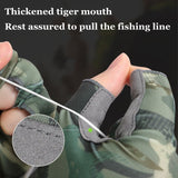 Men's Fingerless Fishing Gloves - Non-slip, Sunscreen, Summer Outdoor Sports, Cycling, Carp Fishing Equipment