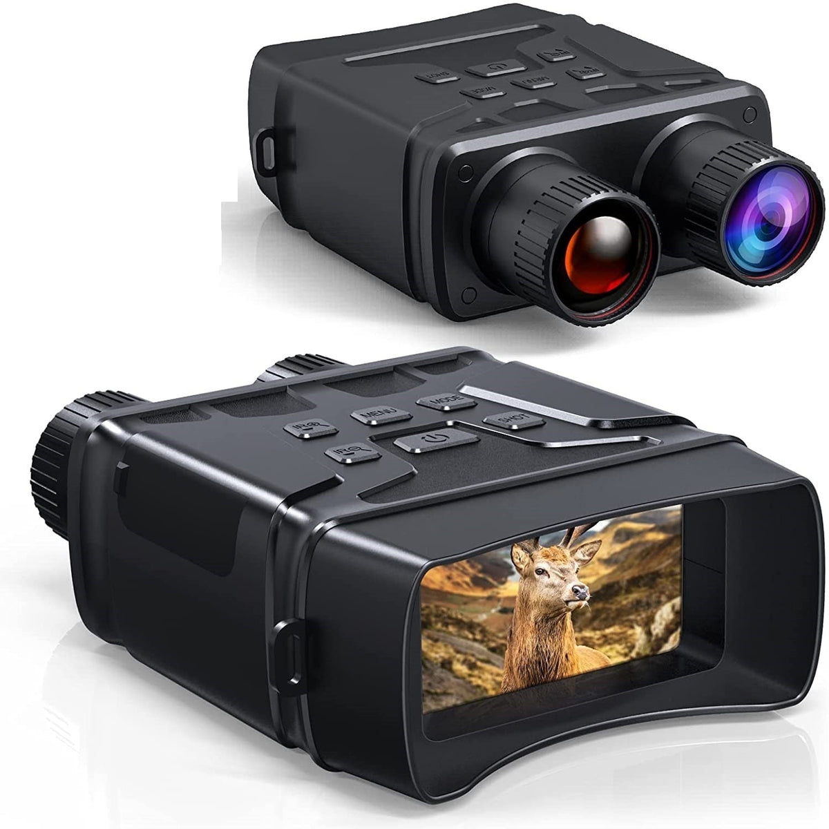 1080p FHD Night Vision Goggles for Complete Darkness - Ideal for Hunting, Camping, Travel, and Surveillance