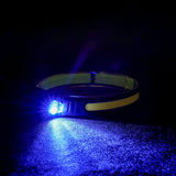 COB LED Induction Headlamp 1200mAh USB Rechargeable Hunting Flashlight with 6 Modes - Work Light Torch