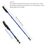 Telescopic Trekking Poles - Walking Sticks for Hiking, Camping, Climbing, Nordic Walking, and Accessories