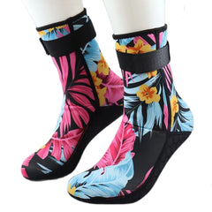 3mm Neoprene Underwater Winter Scuba Diving Socks - Non-slip, Warm, Unisex Beach & Snorkeling Gear