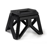 Plastic Multi-Purpose Folding Step Stool - Portable, High Load-Bearing for Adults & Children, Ideal for Camping & Outdoor Use