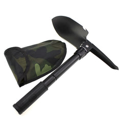 Multi-Function Folding Military Shovel - Outdoor Survival, Camping, and Garden Tool