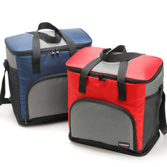 25L Large Capacity Waterproof Thermal Cooler Bag - Portable, Insulated, Plain Color, Famous Brand