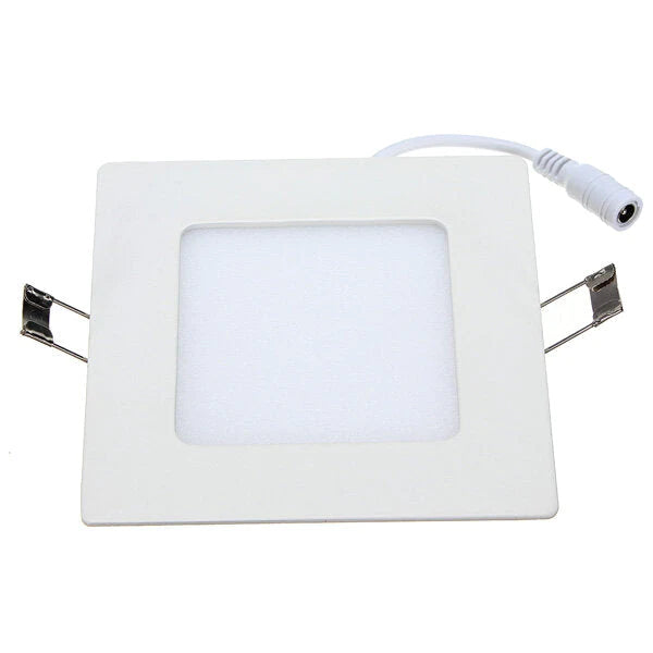 8W Square Ceiling Panel LED Light - White/Warm White, AC 85-265V