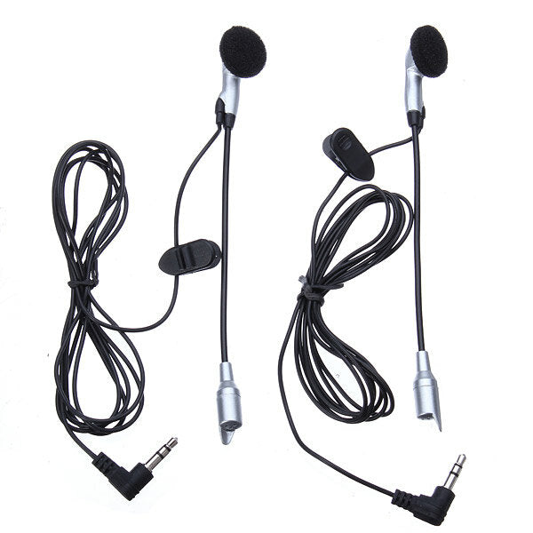 Motorcycle Helmet Intercom Set - 2 Headsets with MP3 Input