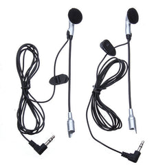 Motorcycle Helmet Intercom Set - 2 Headsets with MP3 Input