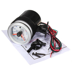 2" 52mm Blue LED Tachometer Gauge Meter 12V Tacho Pointer