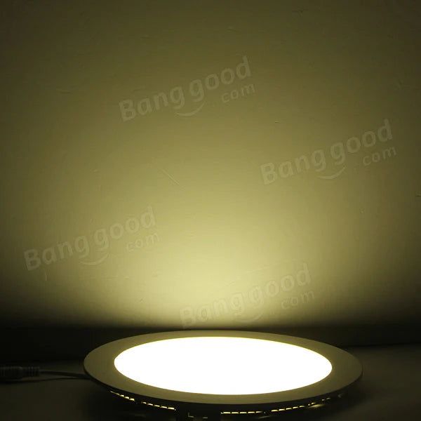 18W Ultra Thin Round LED Ceiling Panel Light, 85-265V Downlight