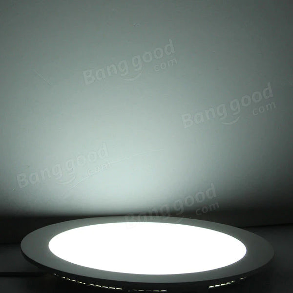 18W Ultra Thin Round LED Ceiling Panel Light, 85-265V Downlight