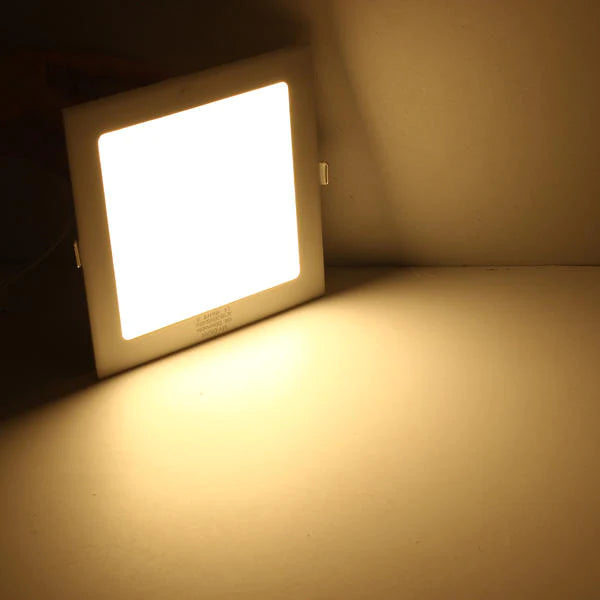 18W Ultra Thin Dimmable LED Panel Light - Energy-Saving Square Ceiling Fixture